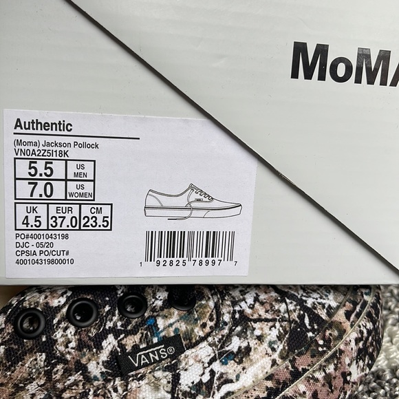Vans Authentic Moma Museum of Modern Art Jackson Pollock WMNS - Picture 16 of 16